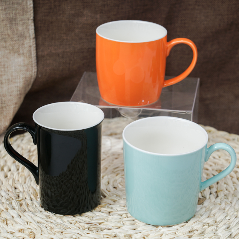 Color glazed mug ceramic glazed mug