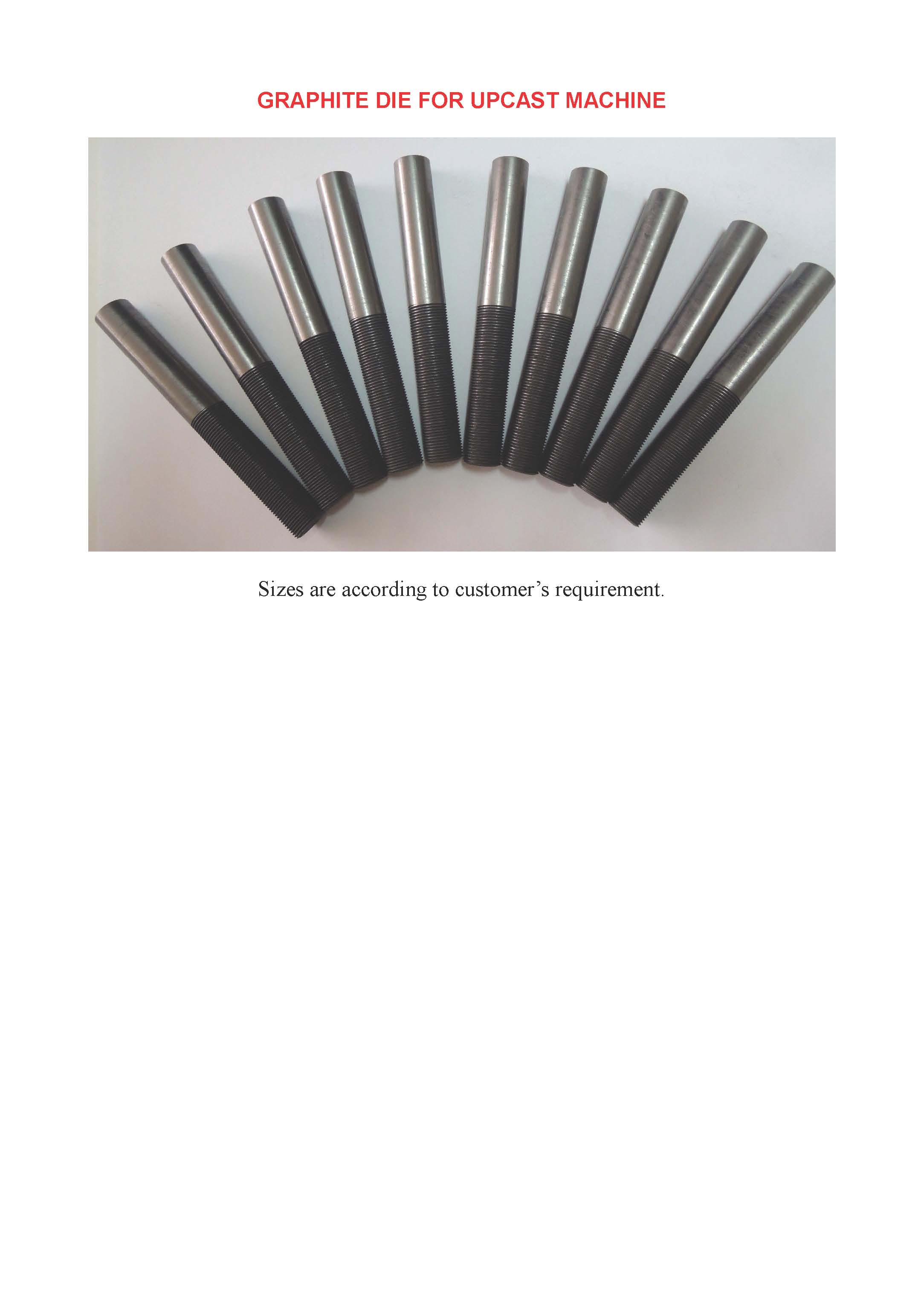Graphite dies