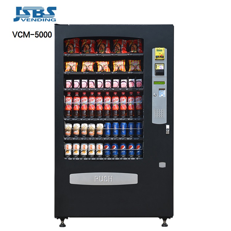 Combo vending machine for snacks and drinks(VCM)