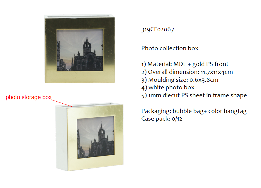 MDF photo frame box