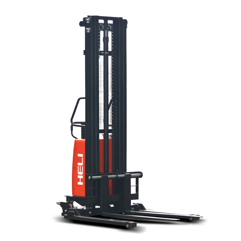 1-1.2t Straddle Semi-Electric Stacker
