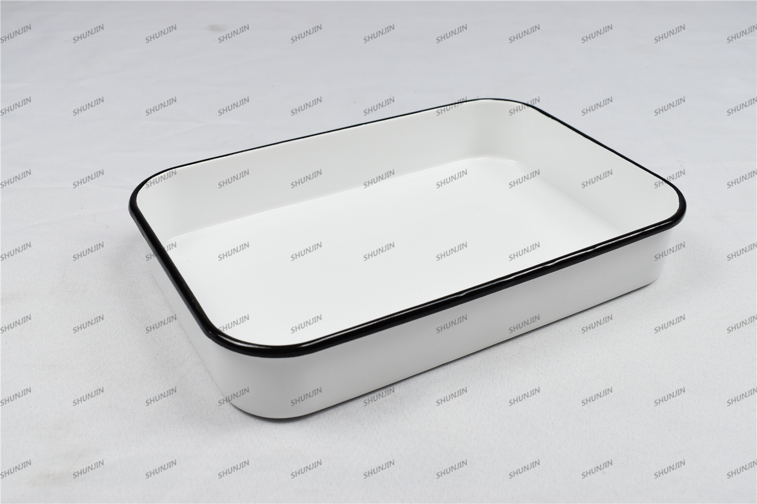 Enamel square tray