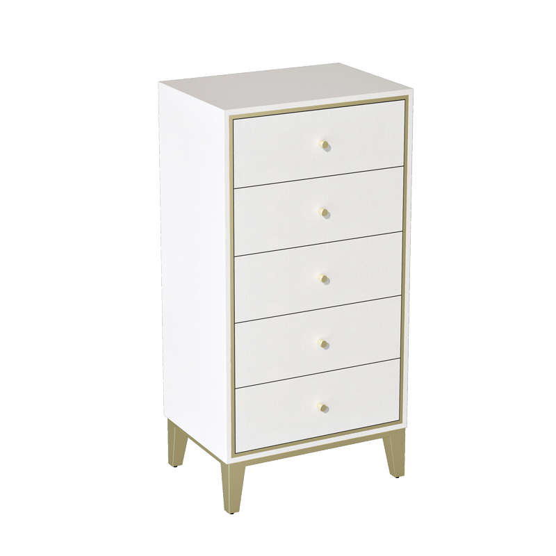 Simple design wooden chest of drawers