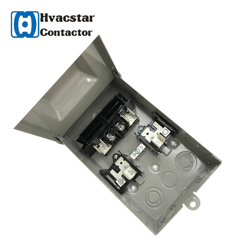 HVAC serious Metal PDS-60A Fused Disconnect Box