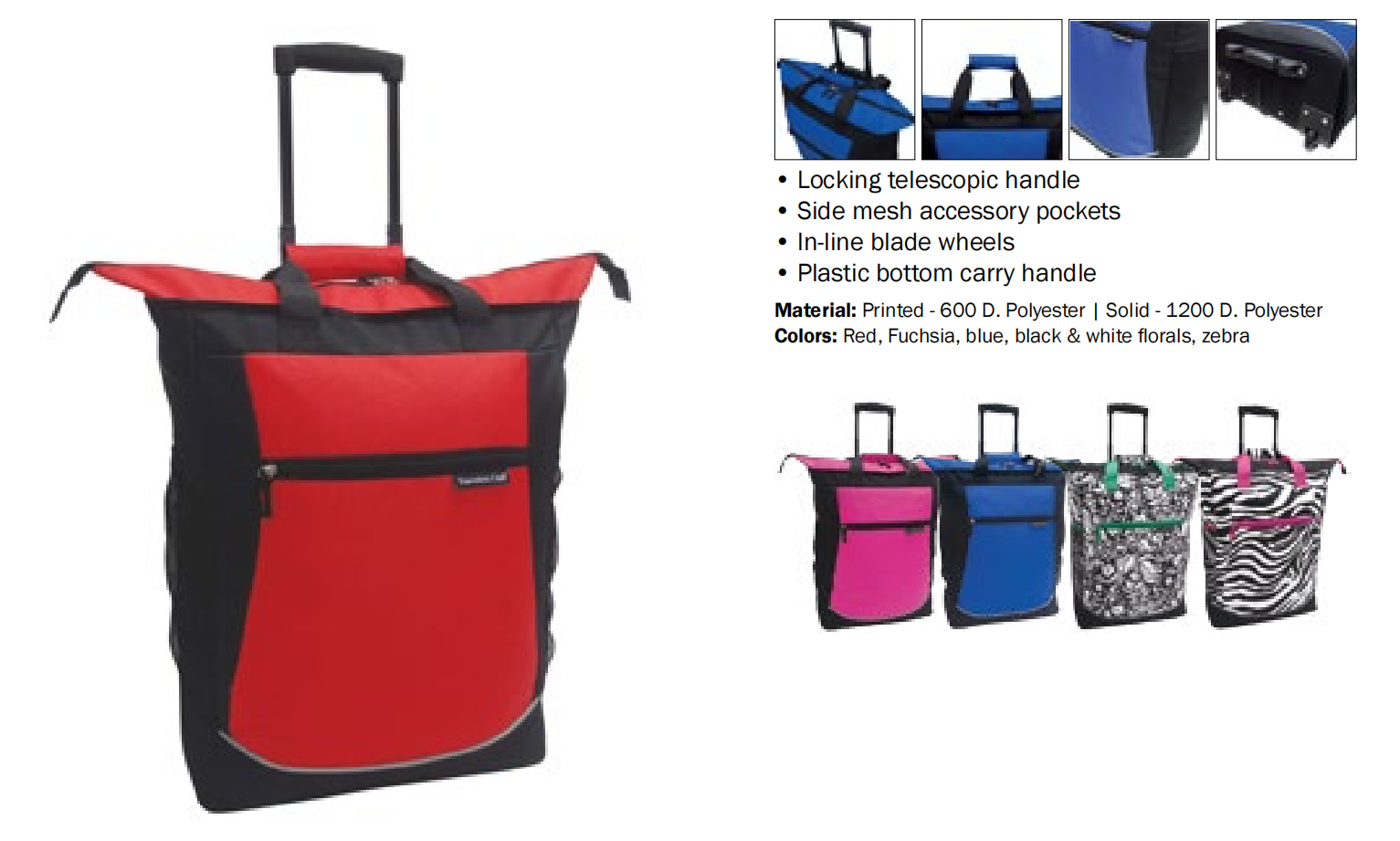 Rolling tote