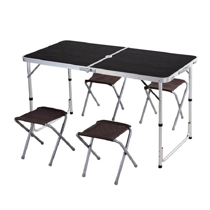 Aluminum folding table