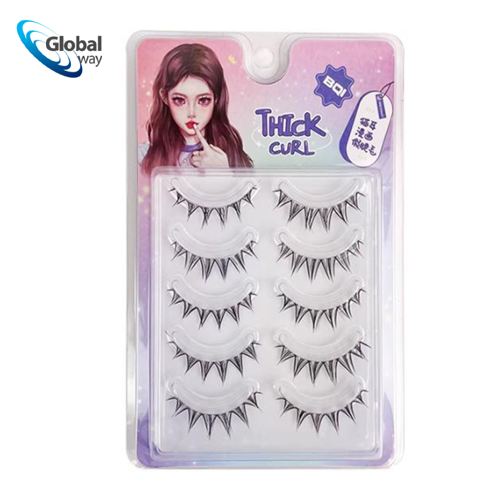 Comic false eyelashes