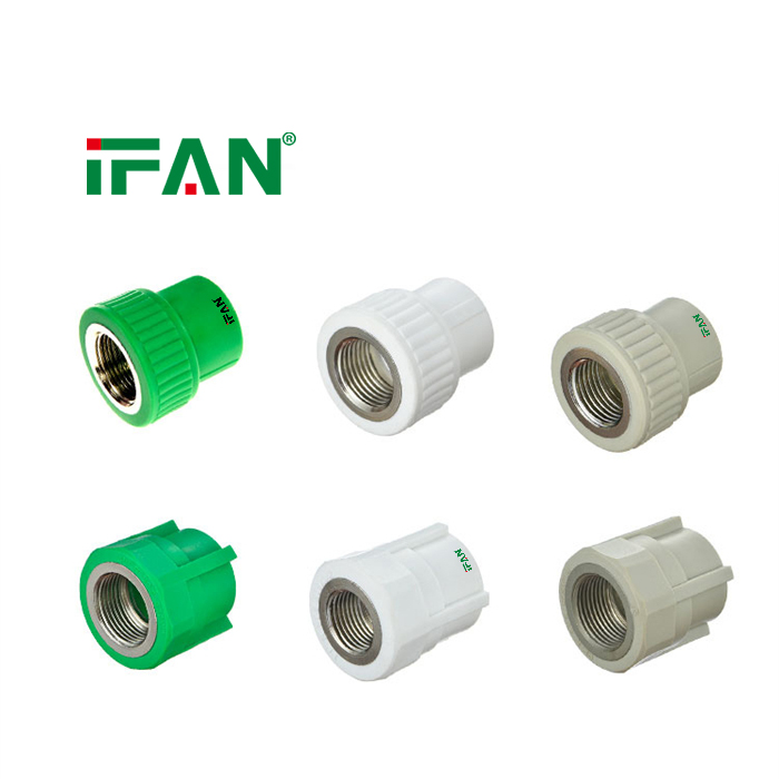 IFAN Certified PPR Water Pipe Fittings 20-125mm Female Socket PPR Pipe Fittings