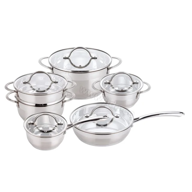 11pcs roll edge pot