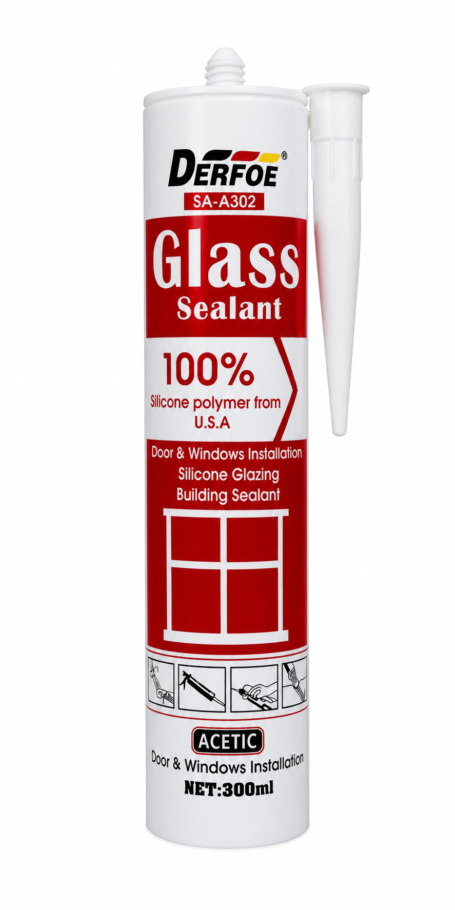 A302 General Purpose Silicone Sealant (Premium)