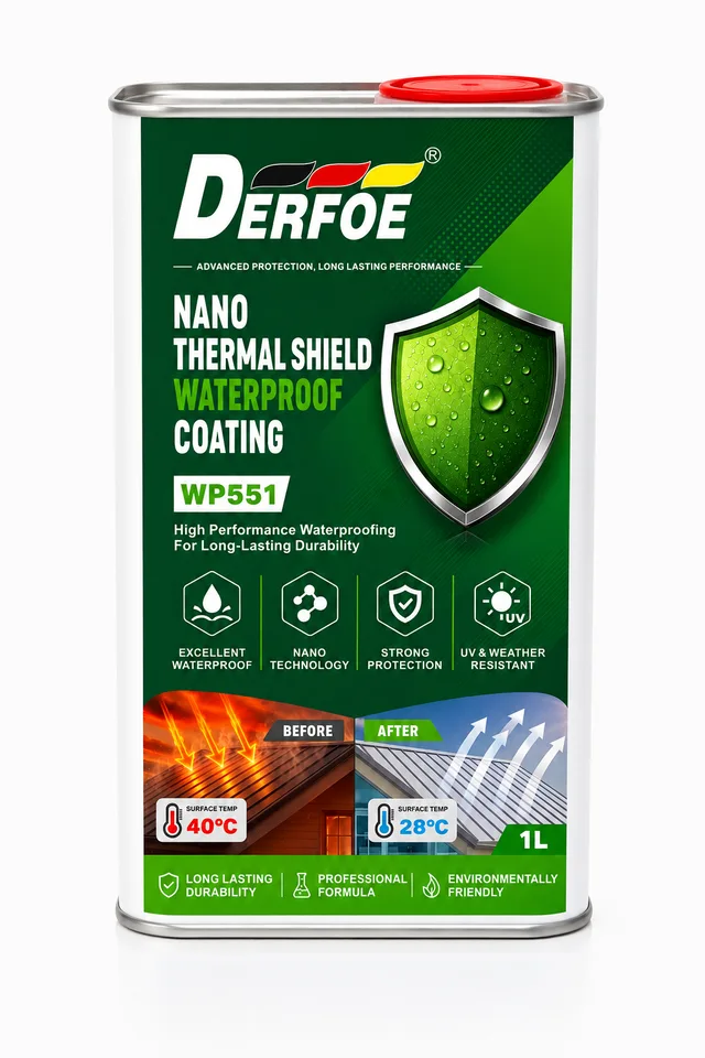 DERFOE Silicone Nano Thermal Shield Waterproof Coating