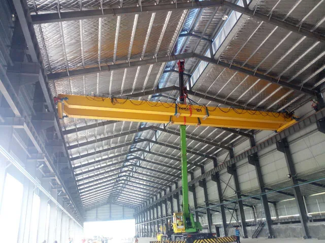 Crane Supported Steel Structure Factory Building for Manufacturing Workshop and Heavy Equipment Handling