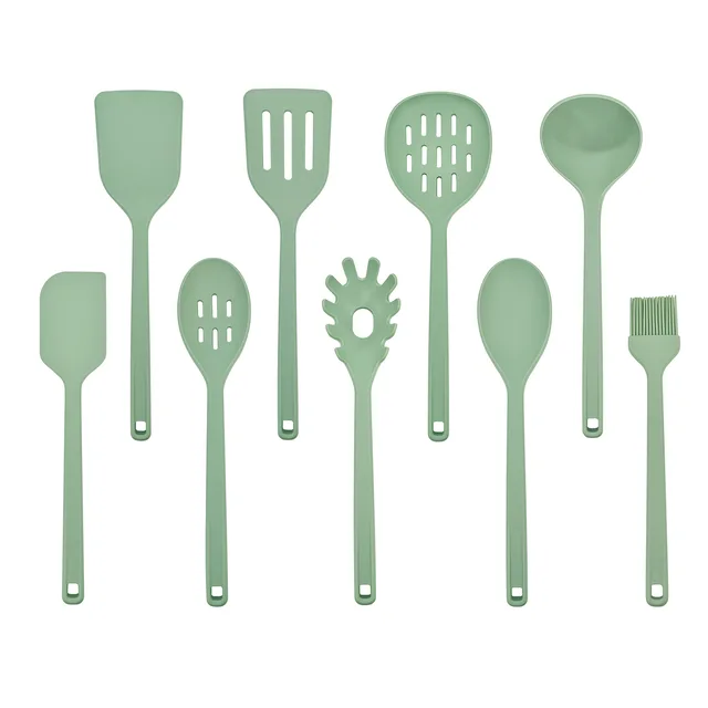 New silicone spatula, non-stick pan, silicone kitchenware, spatula, soup spoon, spatula, cooking spatula, household frying spatula
