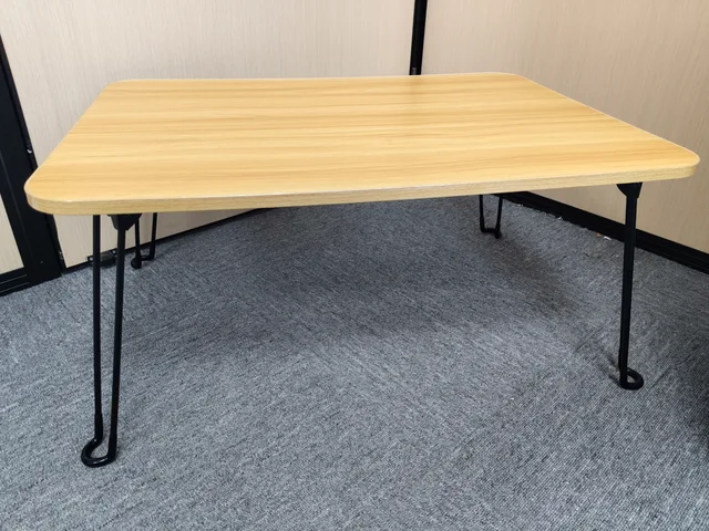1.Foldable Table with Foldable Hairpin Metal Legs