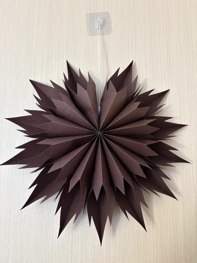 3D Folded Paper Star Hanging