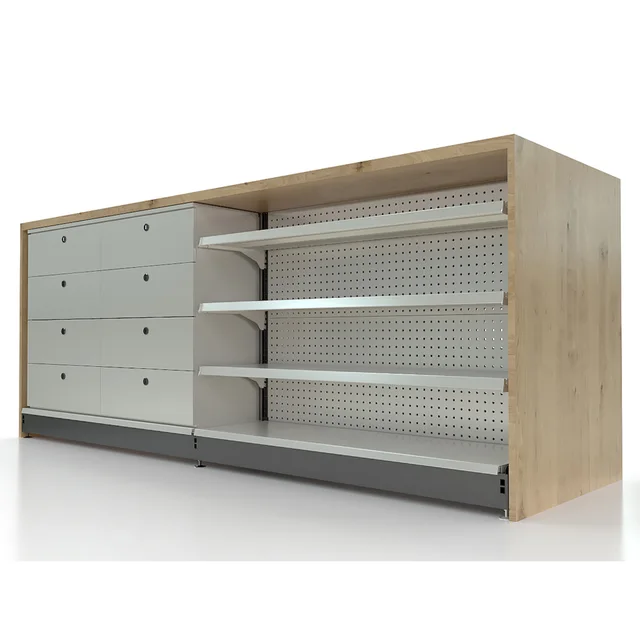 American-Style Convenience Store Checkout Counter