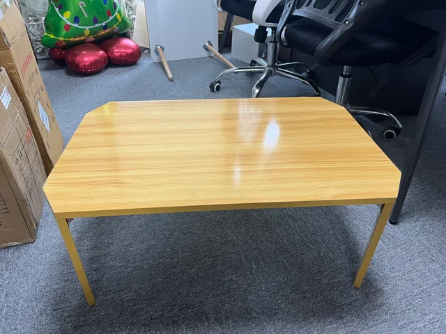 Wooden folding table