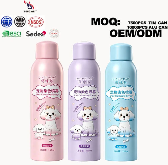 Pet Hair Coloring Spray