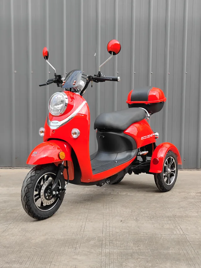 Electric tricycle open-type mobility vehicle for adults EEC-compliant