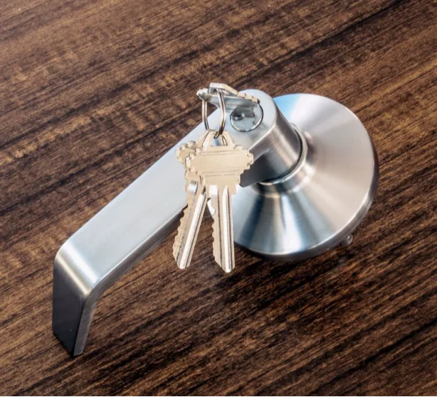 Fire door push rod lock escape lock