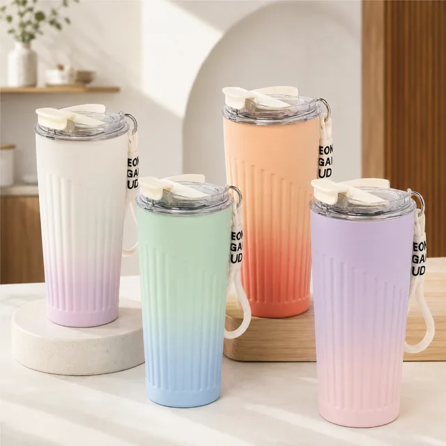 550ml Double Wall Stainless Steel Thermal Insulated Travel Tumblers Vacuum Flasks Coffee Mug