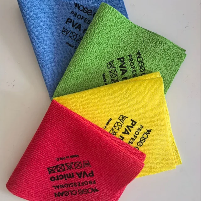 PVA Super Absorbent Microfiber Cleaning Cloth Towel for Kitchen, Multi-Purpose Streak-Free Dish Drying & Degreasing Wipes
