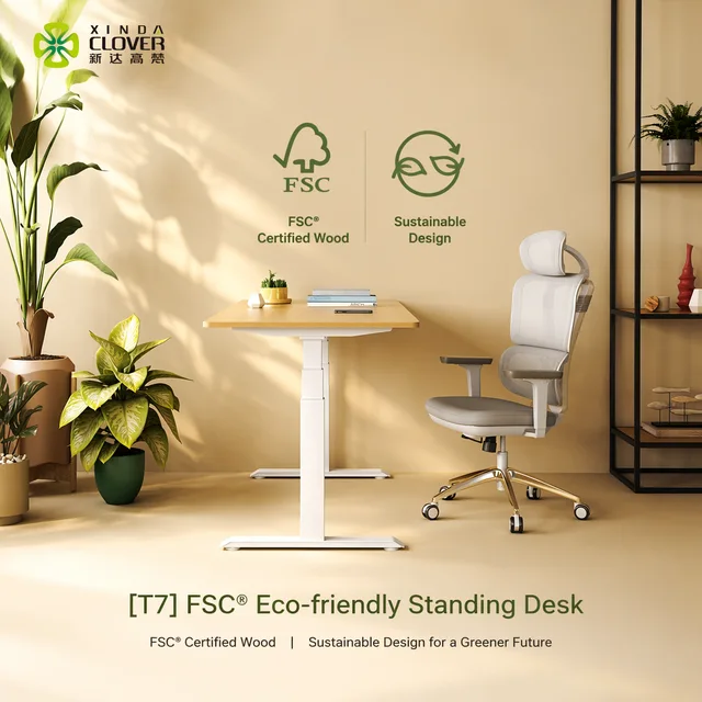 Dual Motor Standing Desk with Memory Preset Ergonomic Office Table