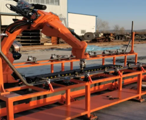 Shuanghua Welding 1.4-meter 6-axis welding robot Automobile welding Steel structure welding Ship welding Pipe welding Pressure vessel welding Rail transit welding Metal processing manufacturing Sheet