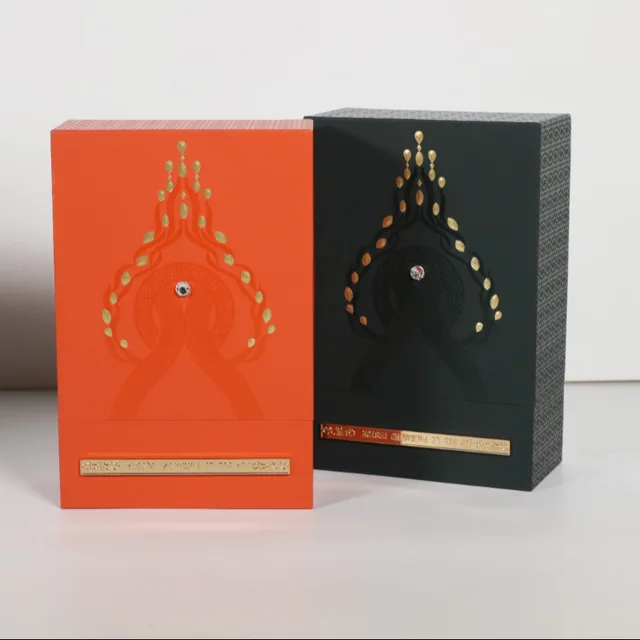 ODM Perfume Packaging Box Lid and Base Rigid Paper Box for Perfume