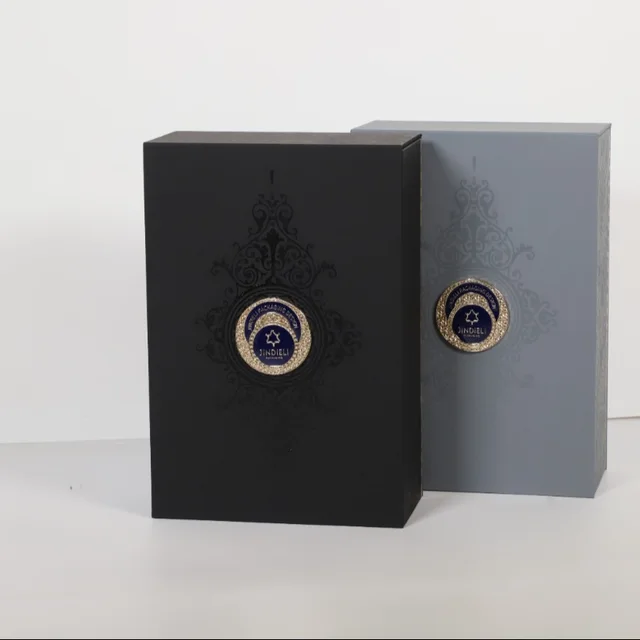 OEM Custom Perfume Packaging Box Drawer Box with Foam Insert