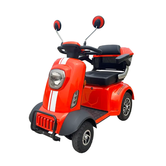 4 Wheel Electric Tricycle Senior Mobility Scooter Open Body Low-speed