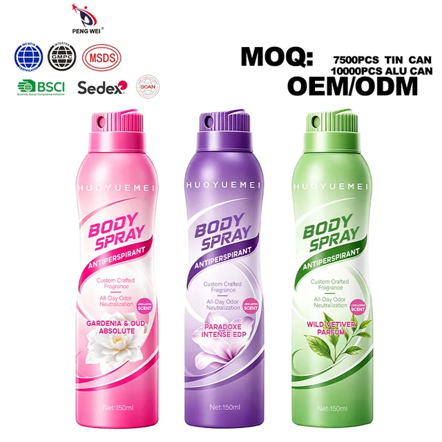 FresCharm Women's Antiperspirant Deodorant Spray