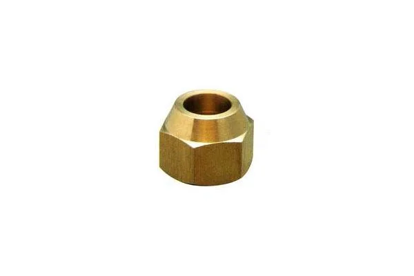 Copper nut,copper tube flared nut, brass lock nut，brass fittings