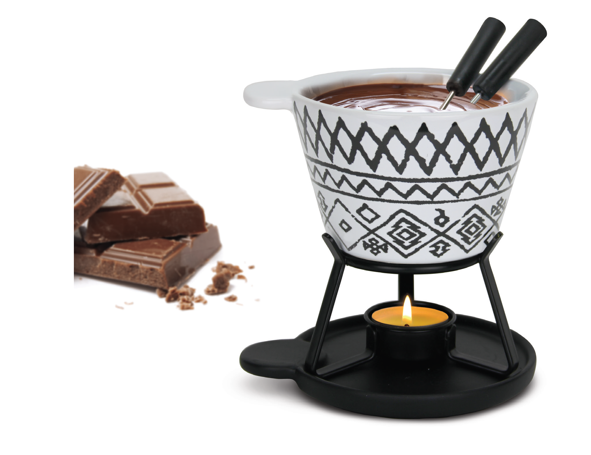 Chocolate fondue set