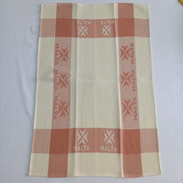 MALTA waffle jacquard tea towel