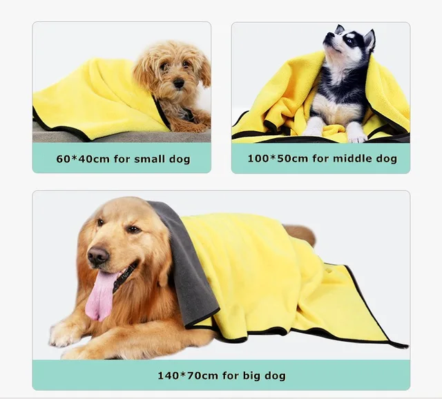 Pet washing towel Microfiber cleaning towel Microfiber cleaning cloth
