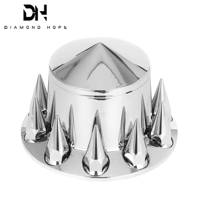 Chrome ABS truck rear wheels 22.5 inch axle wheel covers