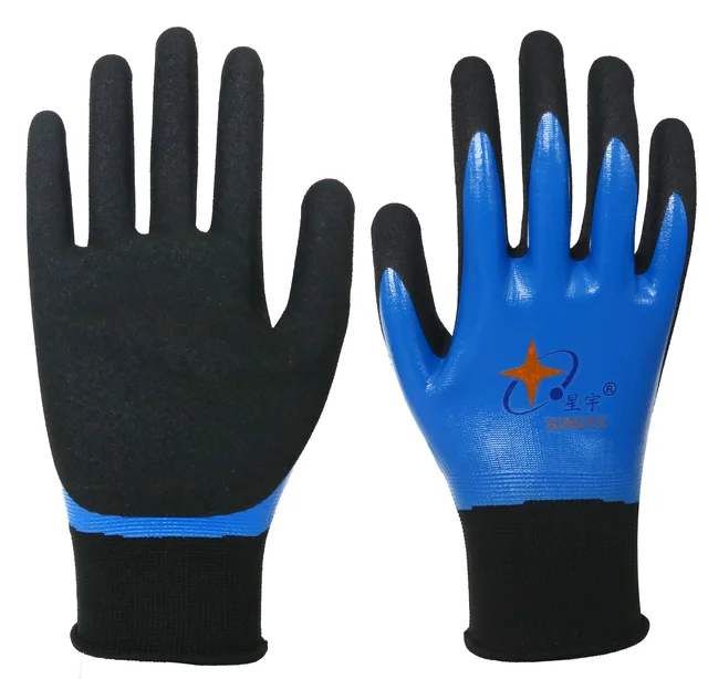 First Nitrile Full Coating + Nitrile Sandy Plam Coating