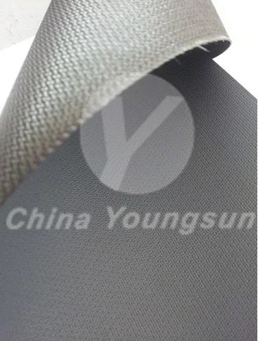 Black anti-static one-side coated insulation jacket fabric