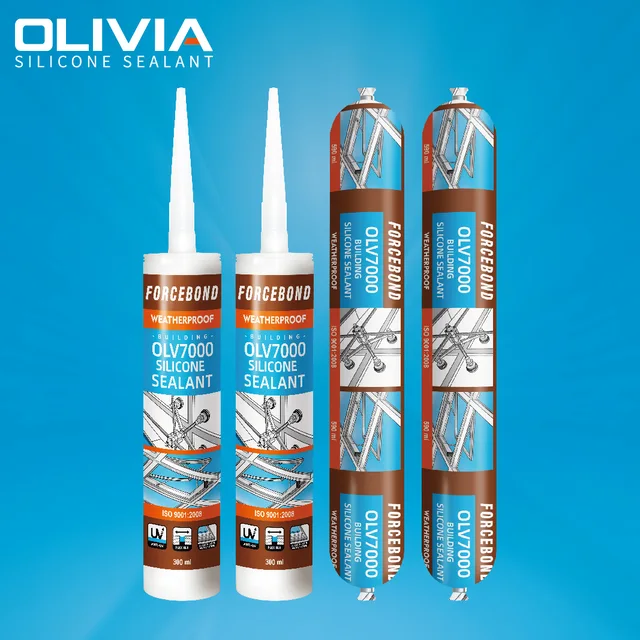Neutral Weatherproof 35% Movement Silicone Sealant OLV7000