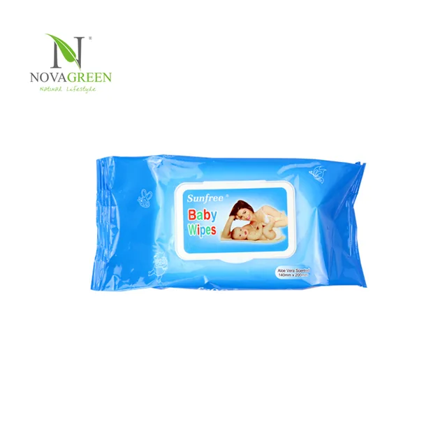 Skin care baby wipes