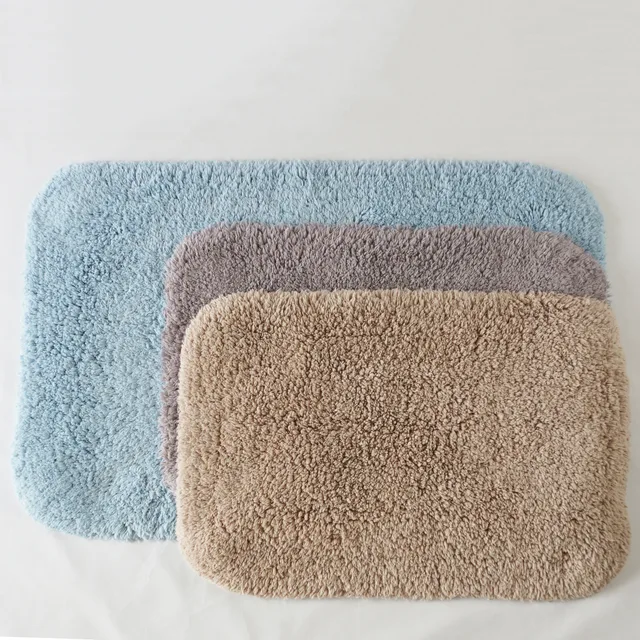Wholesale 100% Cotton Non Slip Ultra Soft Water Absorbent Bathroom Rug