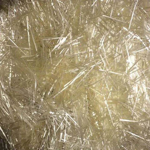 Glass fiber chopped strands for concrete or gypsum