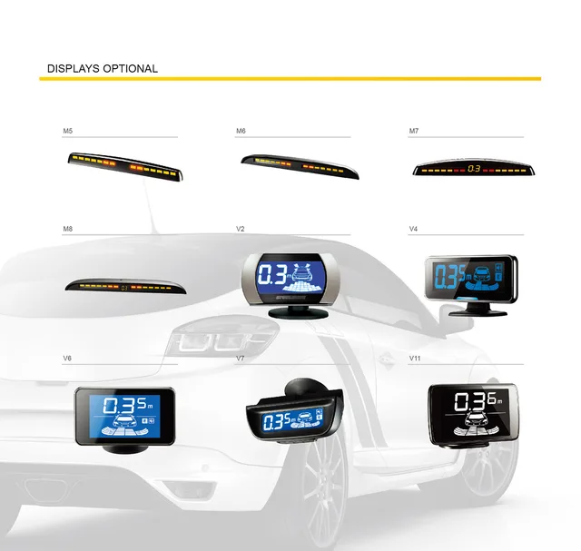 LCD displayer Parking sensor System (front &rear)