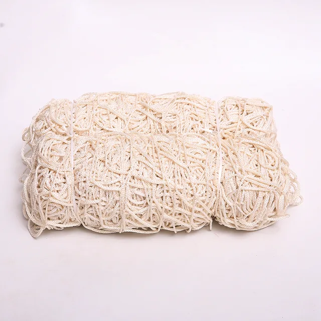 Polyester knotless football net