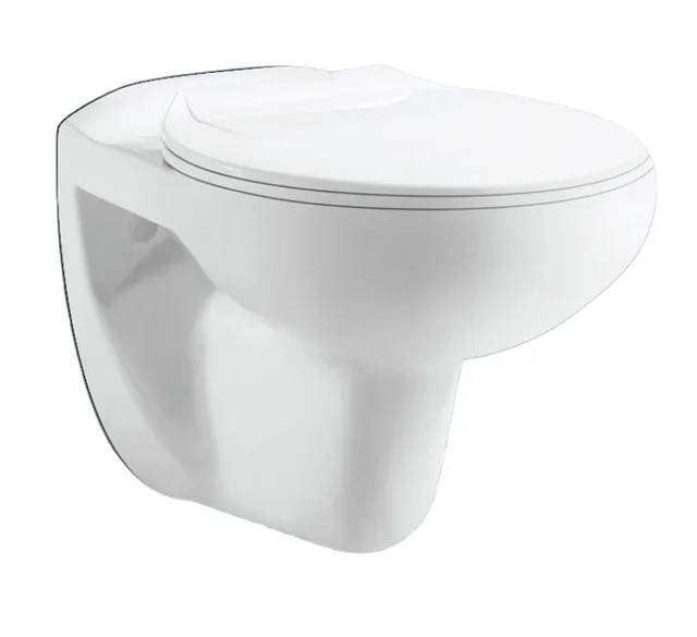 Economic rimless ceramic wall hung Toilet wall mounted toilet