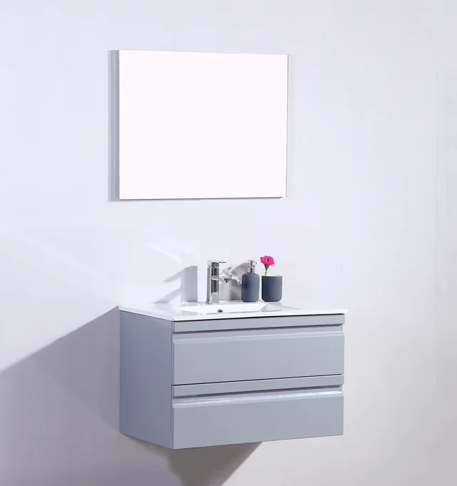 OKAYHOME-Double draw hanging wall bathroom cabinet-OKDWC-60