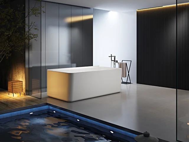 Acrylic bathtub