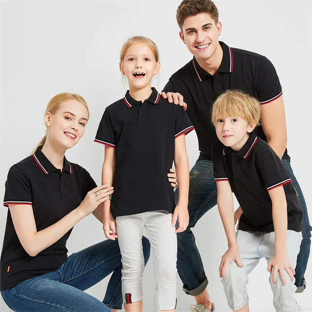 Women kids and Men's polo-shirt printing