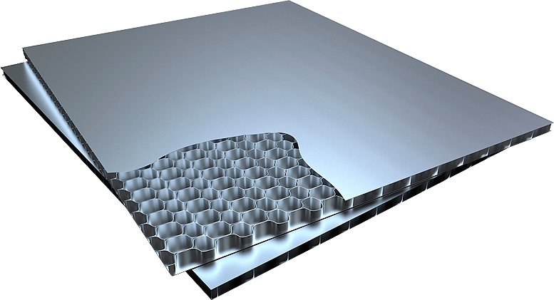 Aluminum honeycomb panel